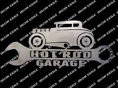 Hot Rod Coupe Garage Sign